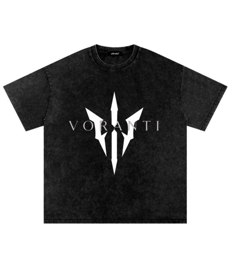 Voranti blaze logo distressed t-shirt